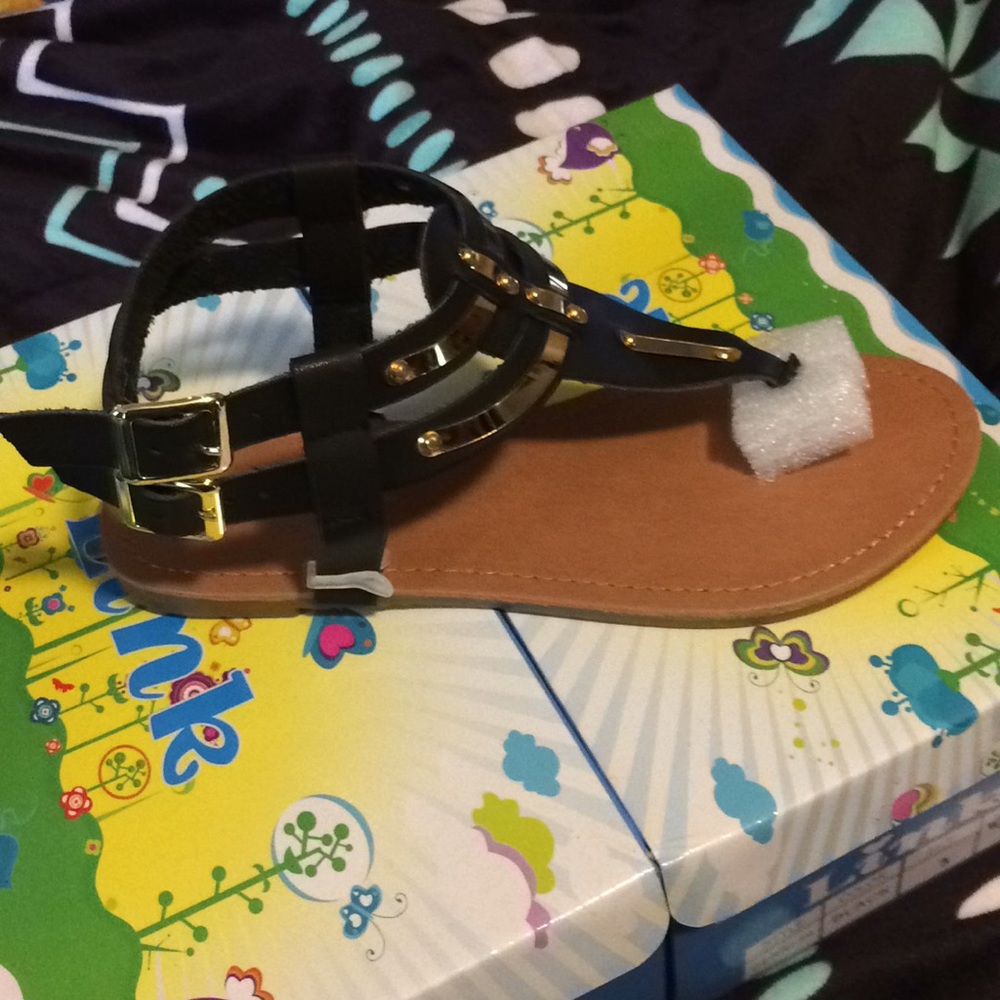 Big girl black sandals new